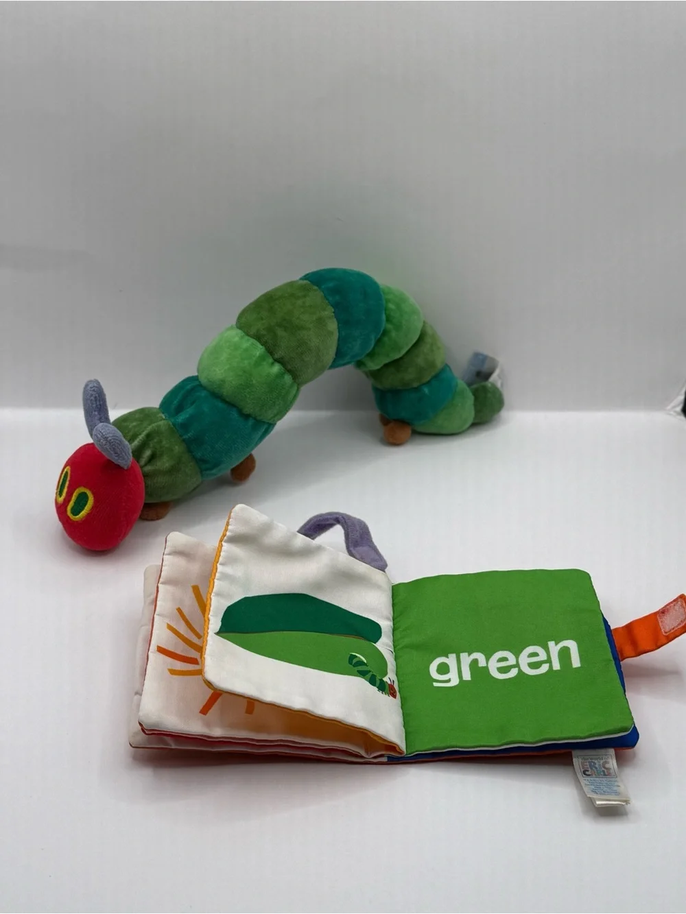 Eric Carle Hungry Caterpillar Plush Stuffed Animal and Soft Book